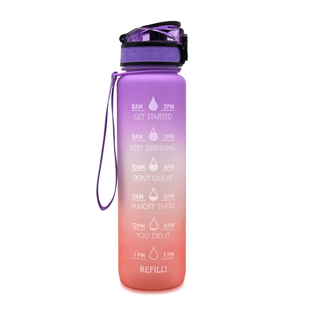 Gradient Bouncing Sports Water Bottle