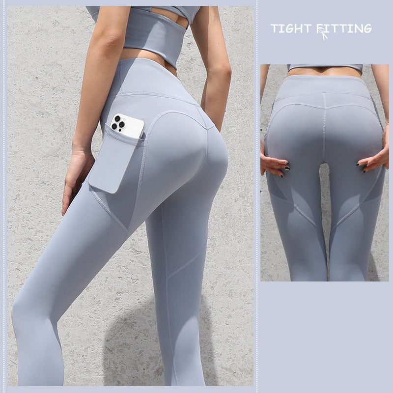 Women's Seamless Yoga Pocket Leggings