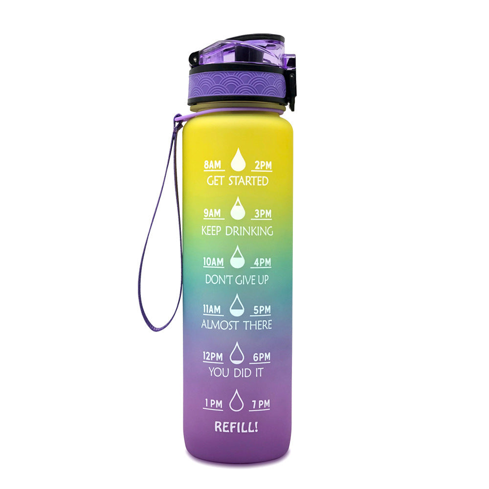 Gradient Bouncing Sports Water Bottle