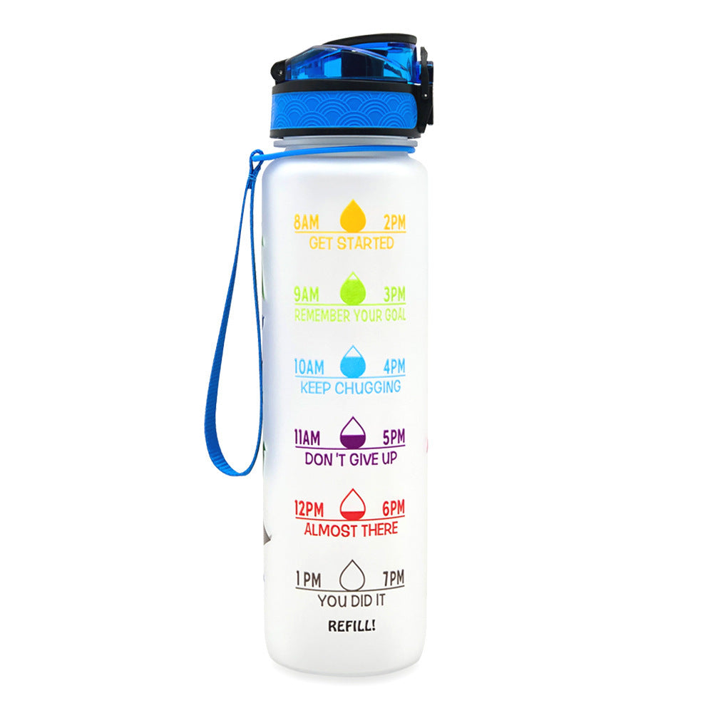 Gradient Bouncing Sports Water Bottle