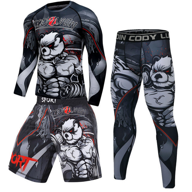 Men's Compression Boxing Sportswear