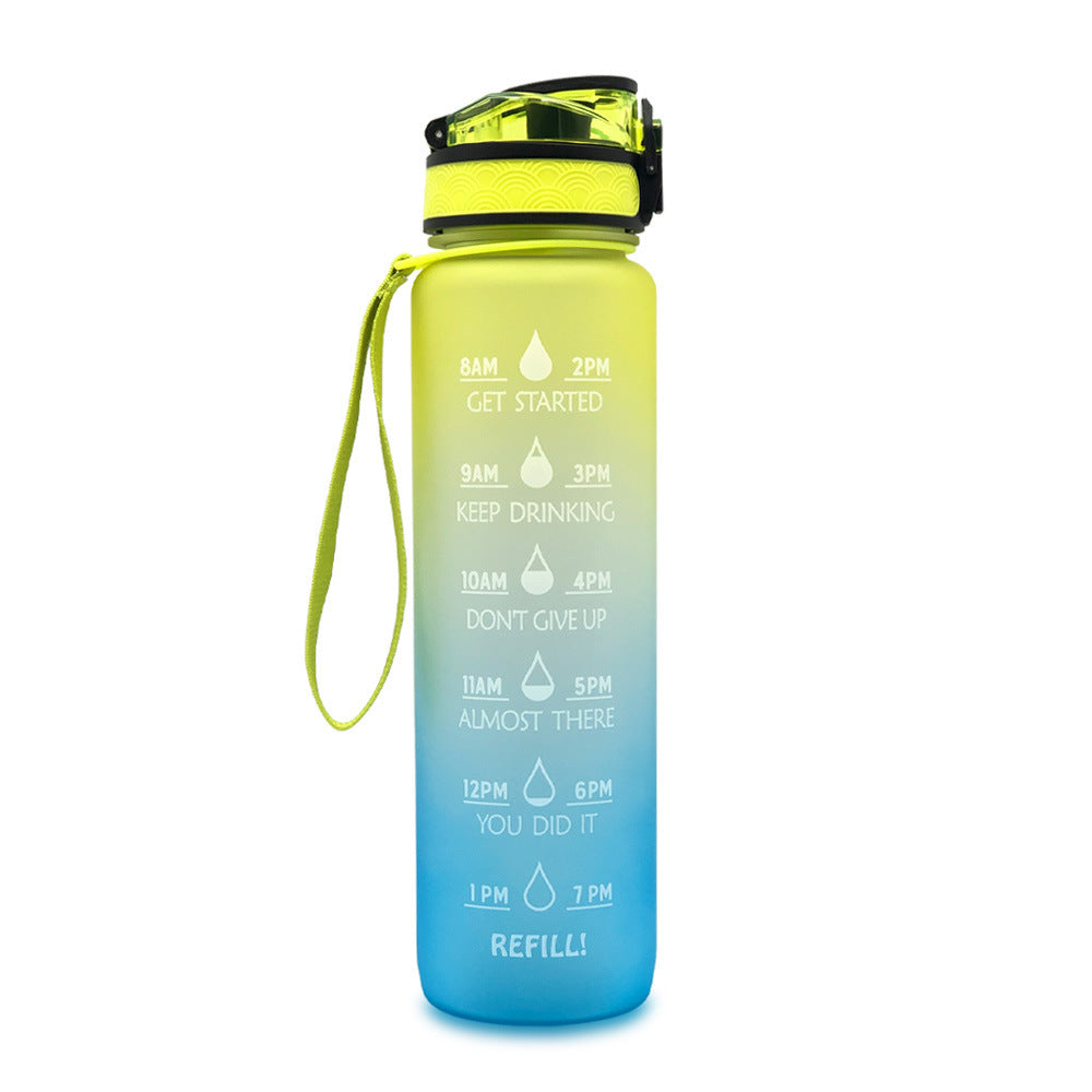 Gradient Bouncing Sports Water Bottle