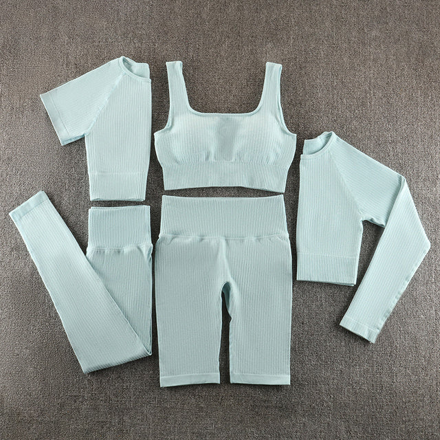 Women's Seamless Yoga Gym Set