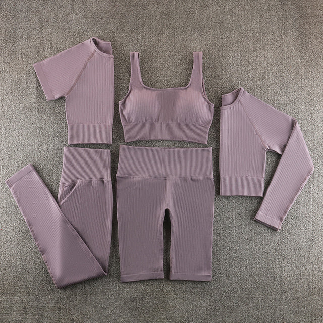 Women's Seamless Yoga Gym Set