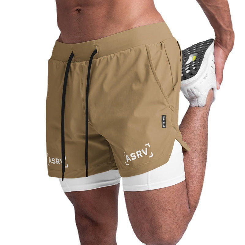 Quick-Dry Dual Layer Running Shorts