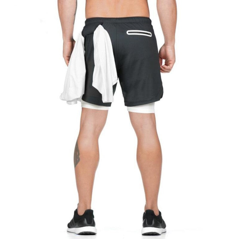 Double-Deck Men's Running Shorts