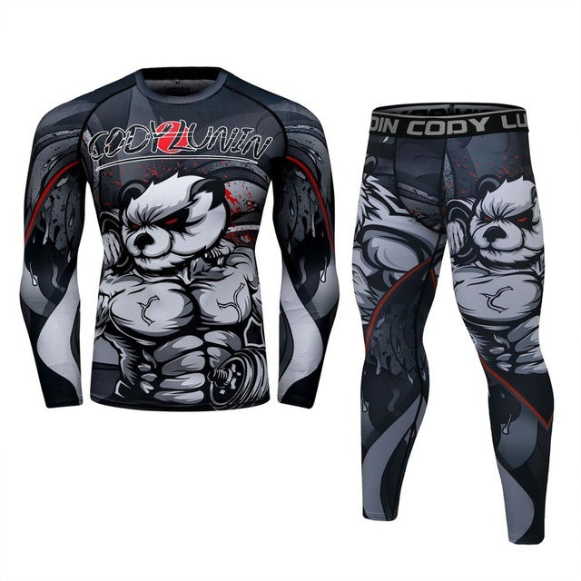 Men's Compression Boxing Sportswear