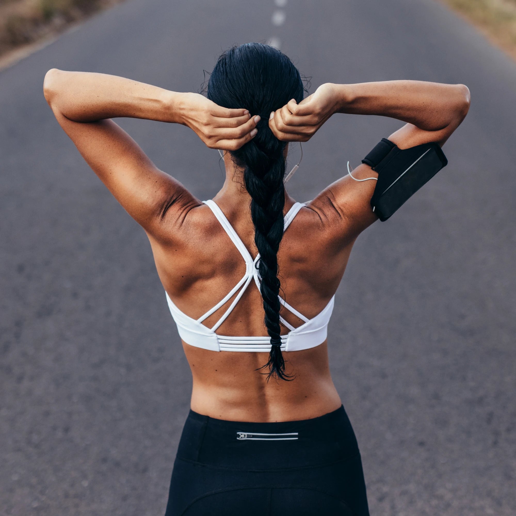 Fit Women with back posture