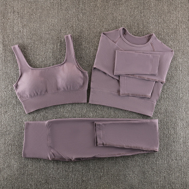 Women's Seamless Yoga Gym Set