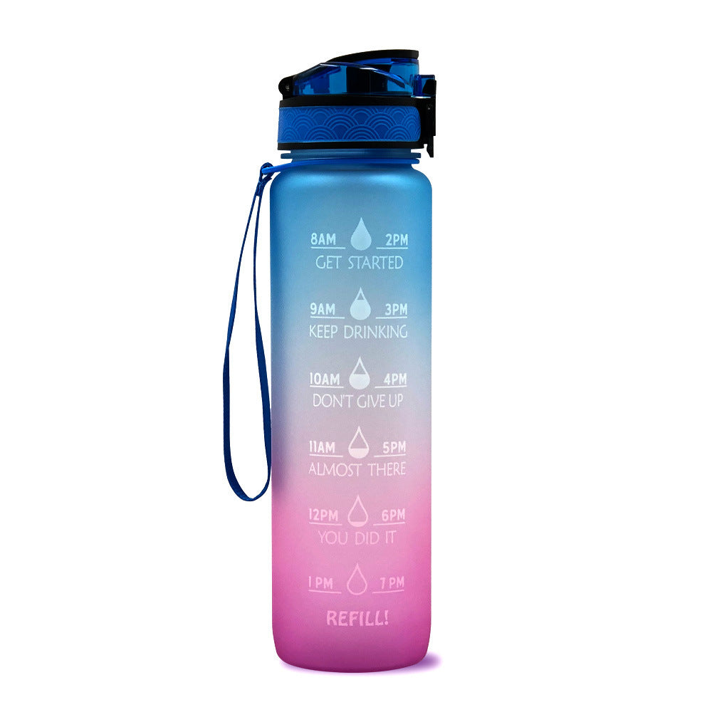 Gradient Bouncing Sports Water Bottle