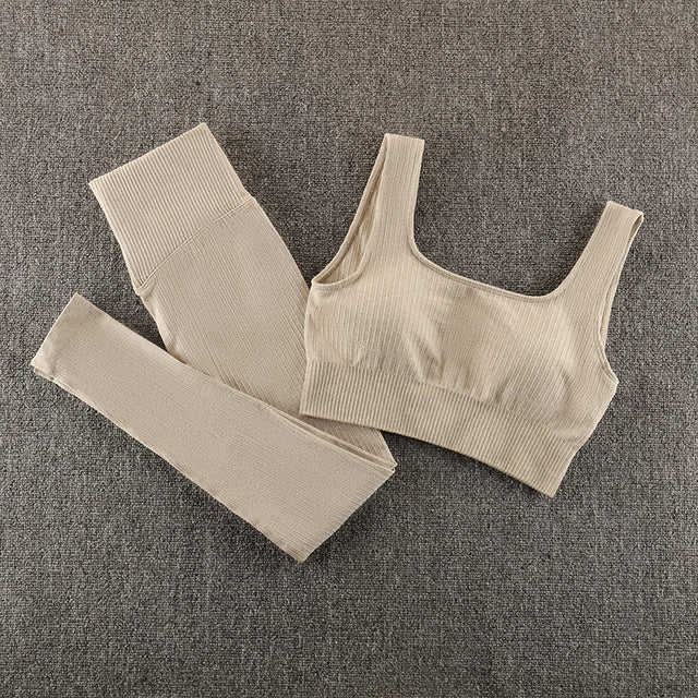 Women's Seamless Yoga Gym Set