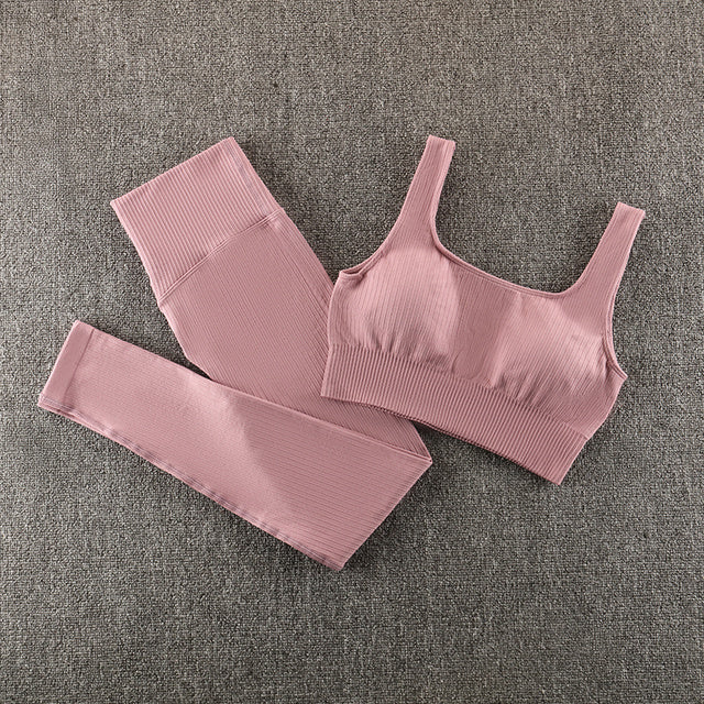 Women's Seamless Yoga Gym Set