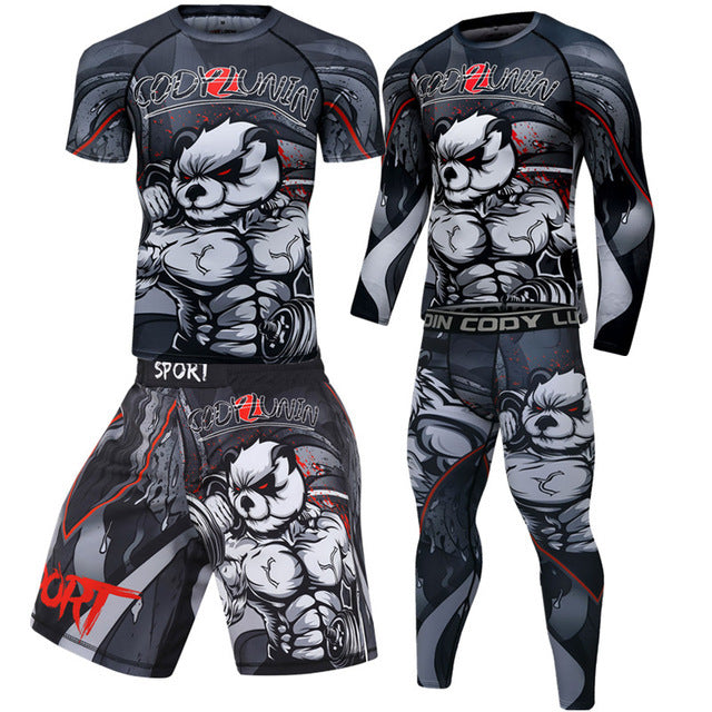 Men's Compression Boxing Sportswear