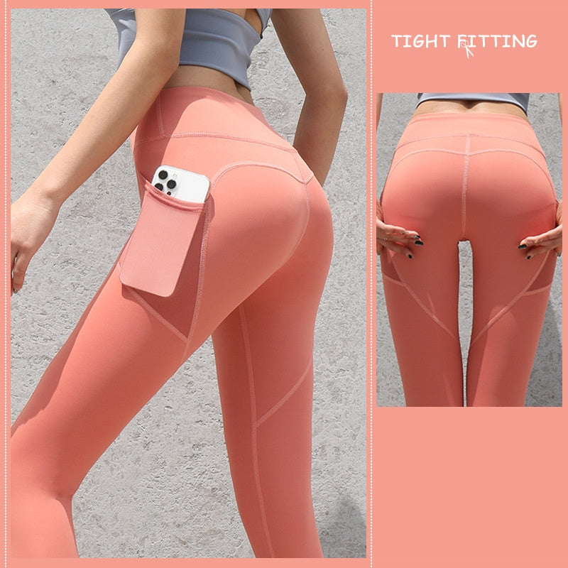 Women's Seamless Yoga Pocket Leggings