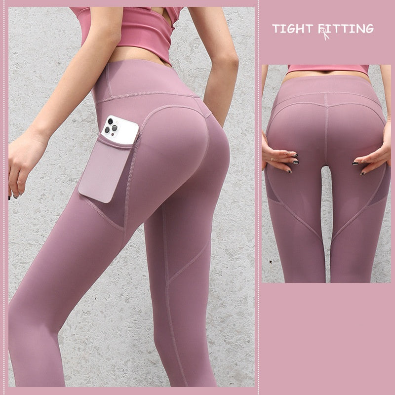 Women's Seamless Yoga Pocket Leggings