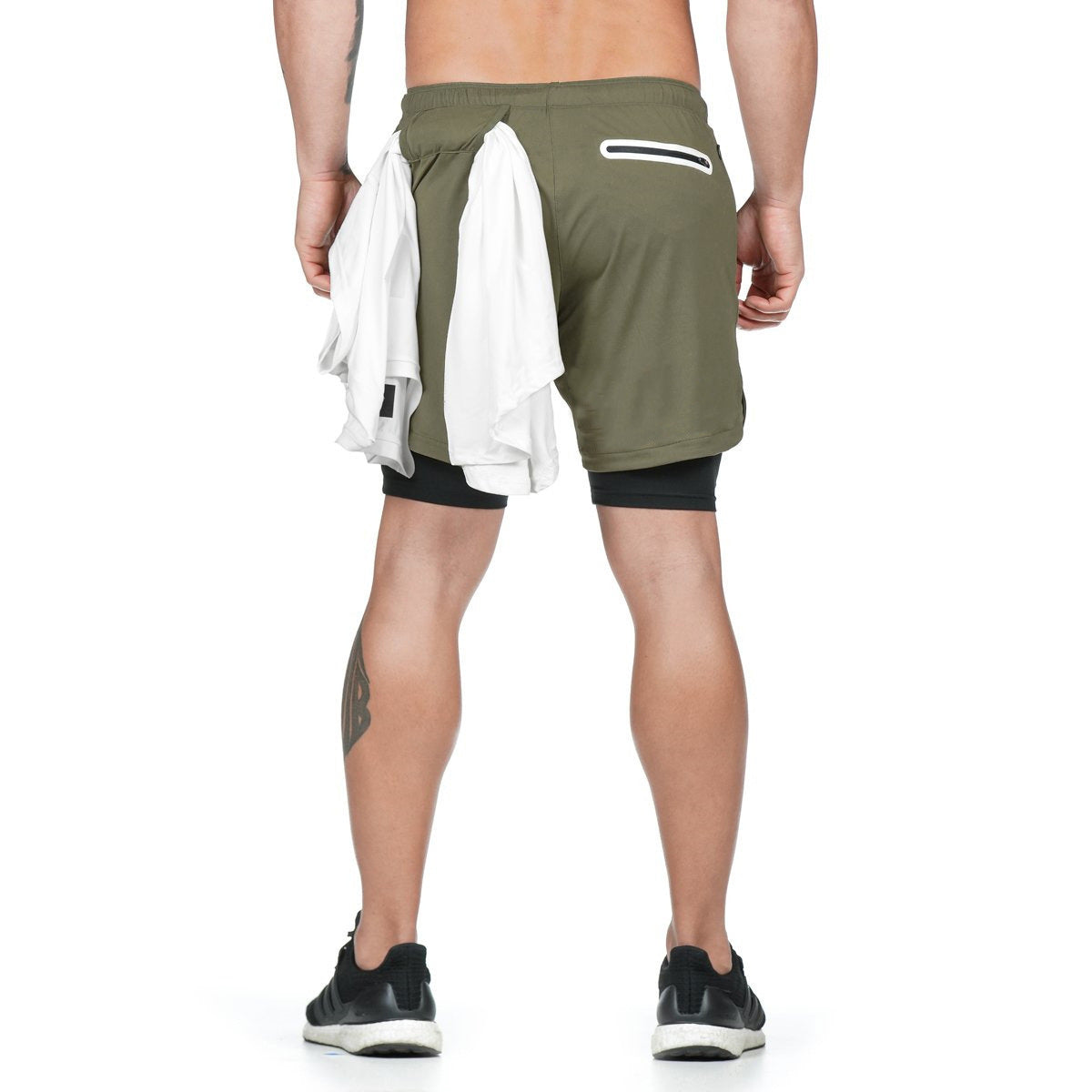 Double-Deck Men's Running Shorts