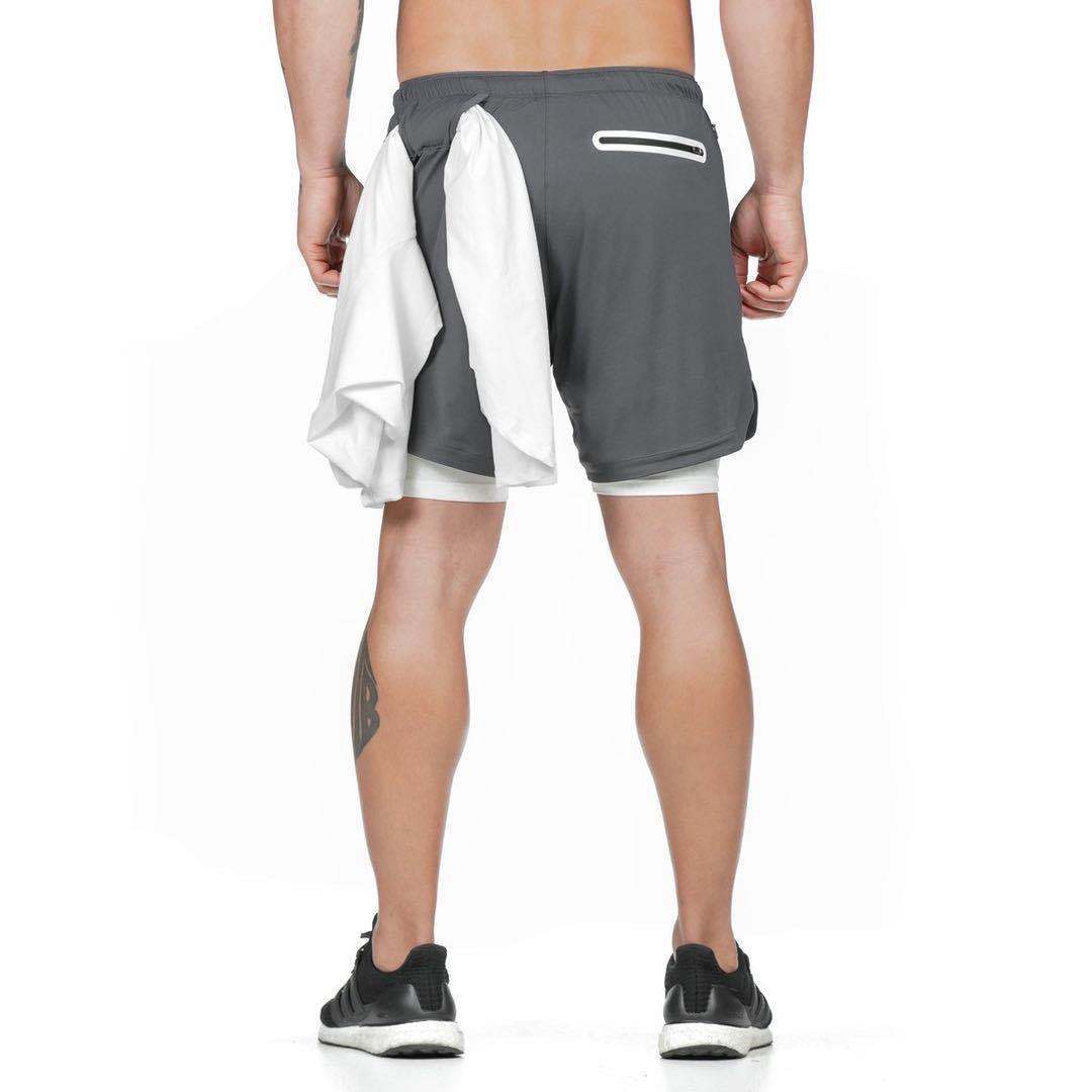 Double-Deck Men's Running Shorts