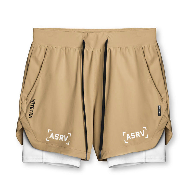 Quick-Dry Dual Layer Running Shorts