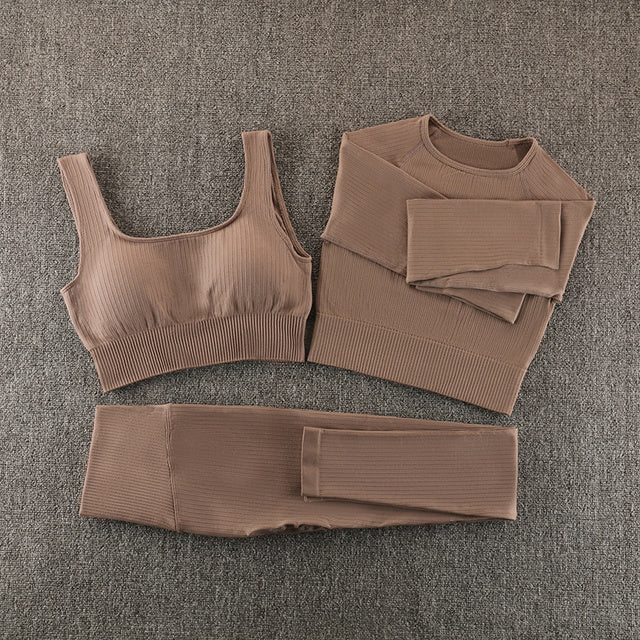 Women's Seamless Yoga Gym Set