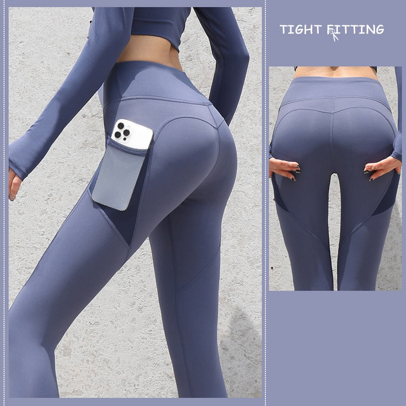 Women's Seamless Yoga Pocket Leggings