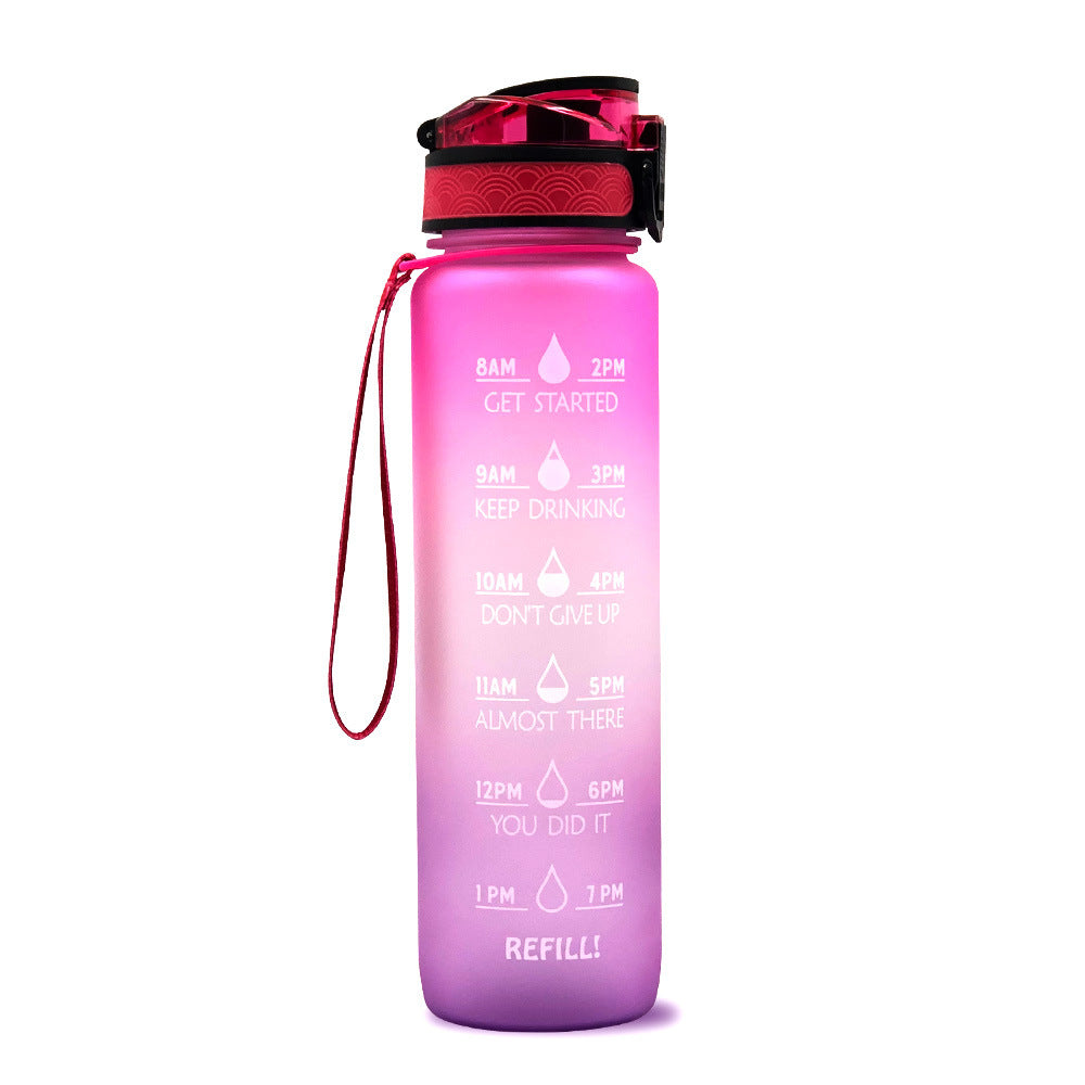 Gradient Bouncing Sports Water Bottle