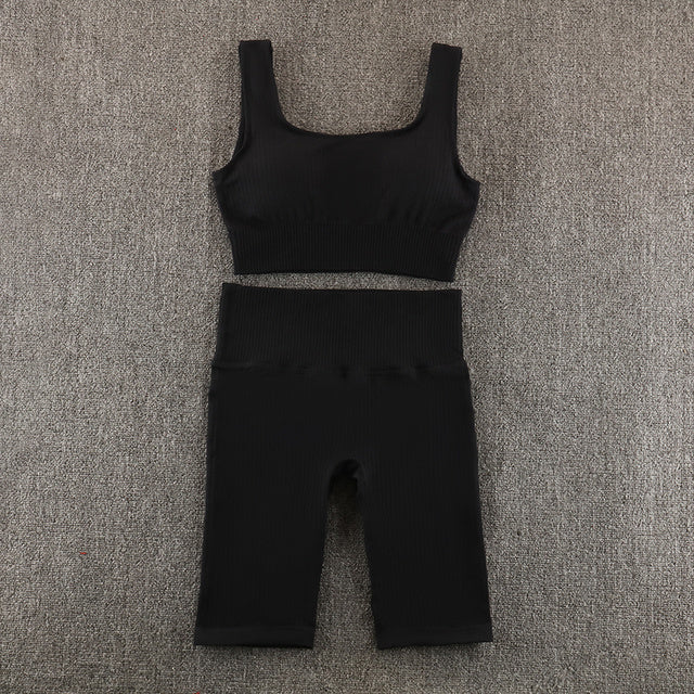 Women's Seamless Yoga Gym Set